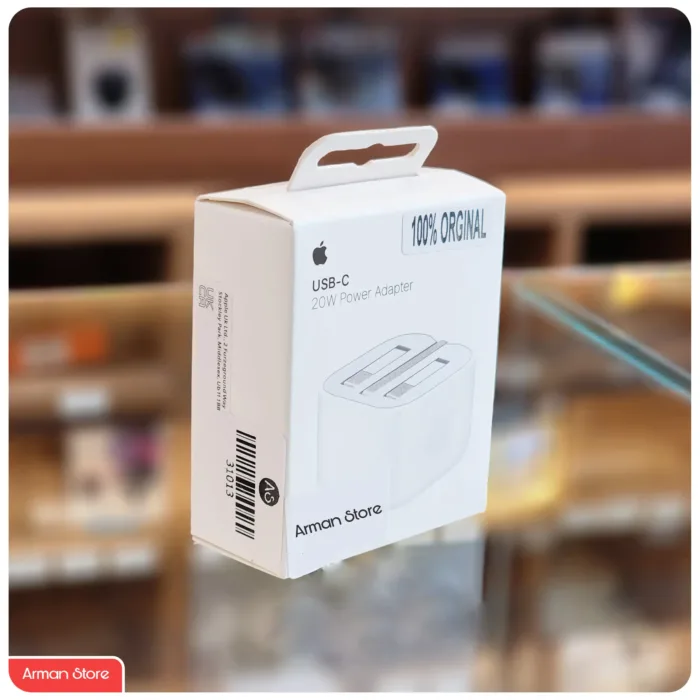 شارژر 20 وات اپل اصلی پک جدید Apple 20W Power Adapter - خرید از آرمان استور مشهد با ارسال سریع