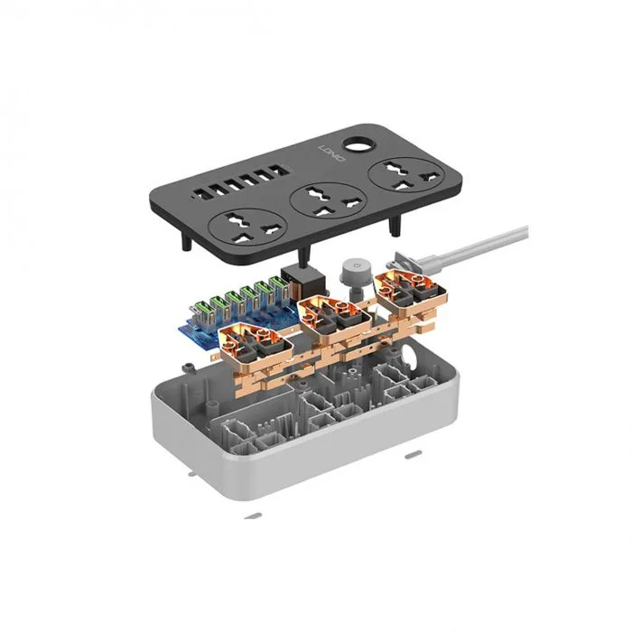 سه راهی برق LDNIO مدل SC3604 - تصویر 3