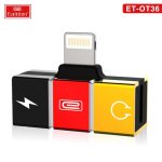 تبدیل هندزفری و شارژر به صورت همزمان Earldom ET-OT36