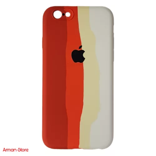 قاب سیلیکونی اصلی رنگین کمانی iPhone 6s