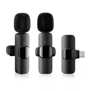 میکروفن بی سیم تایپ سی و آیفونی K9 Wireless Microphone