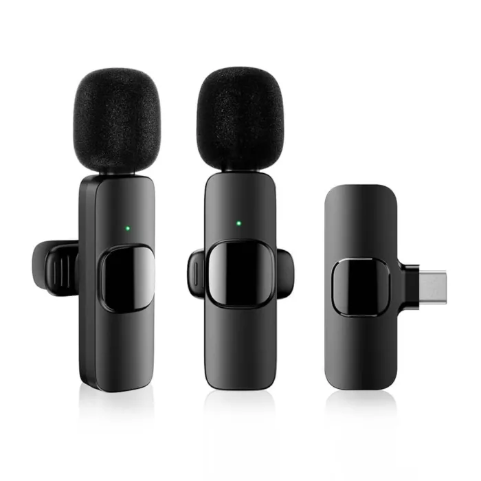 میکروفن دوتایی بی سیم K9 Wireless Microphone