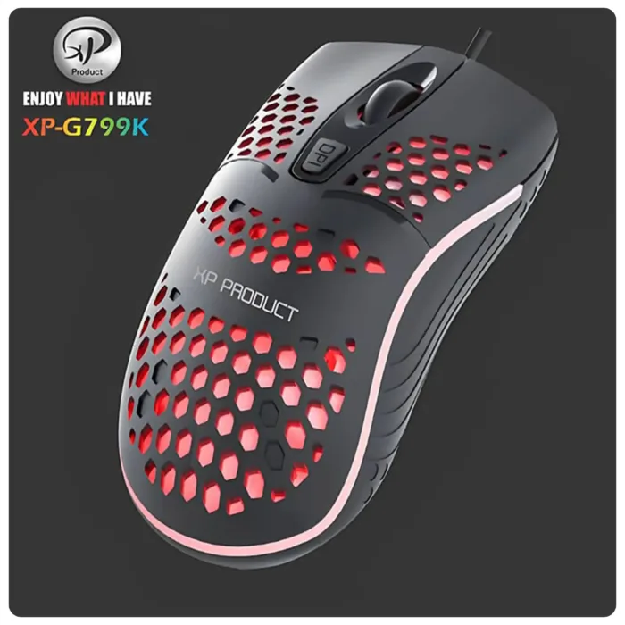 موس گیمینگ ایکس پی مدل XP-G799K - تصویر 3