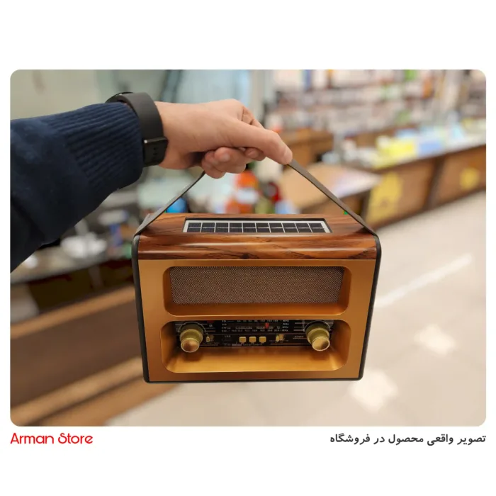 نمای نزدیک و تصویر واقعی رادیو اسپیکر گولون مدل Golon RX-BT88SQ