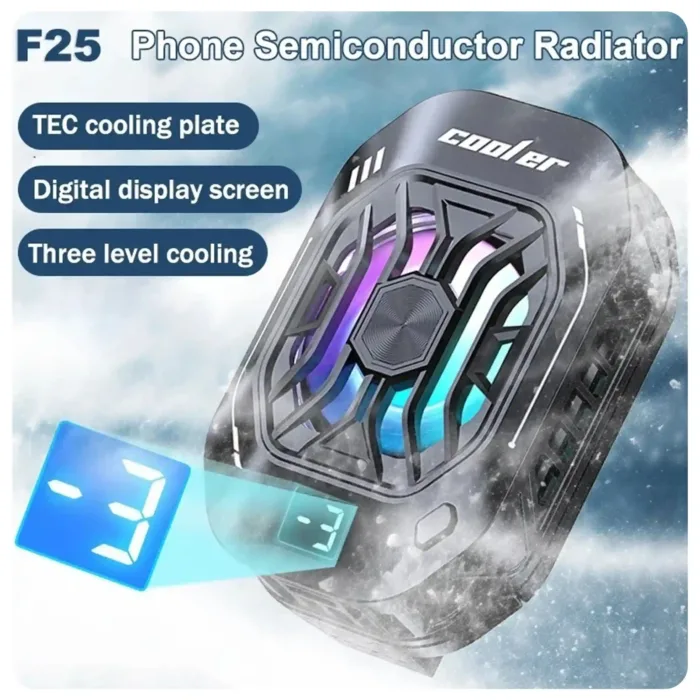 فن خنک کننده رادیاتوری موبایل Terminator Cooler F25 - تصویر 7