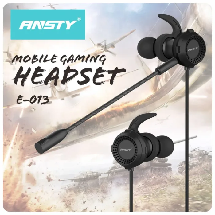 هندزفری گیمینگ با میکروفن مدل Ansty E-013 - تصویر 2
