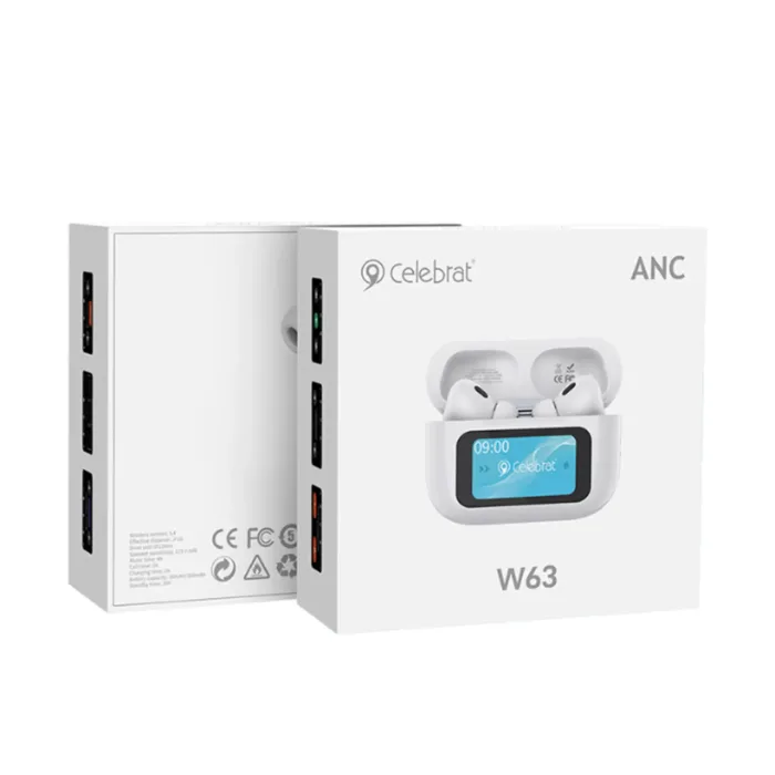 هندزفری بلوتوثی طرح ایرپاد پرو مدل Celebrat W63 ANC - تصویر 11