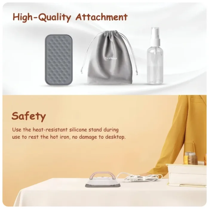 اتو مسافرتی اسلیکتو مدل Slicto Travel Iron ti-2023 - تصویر 8