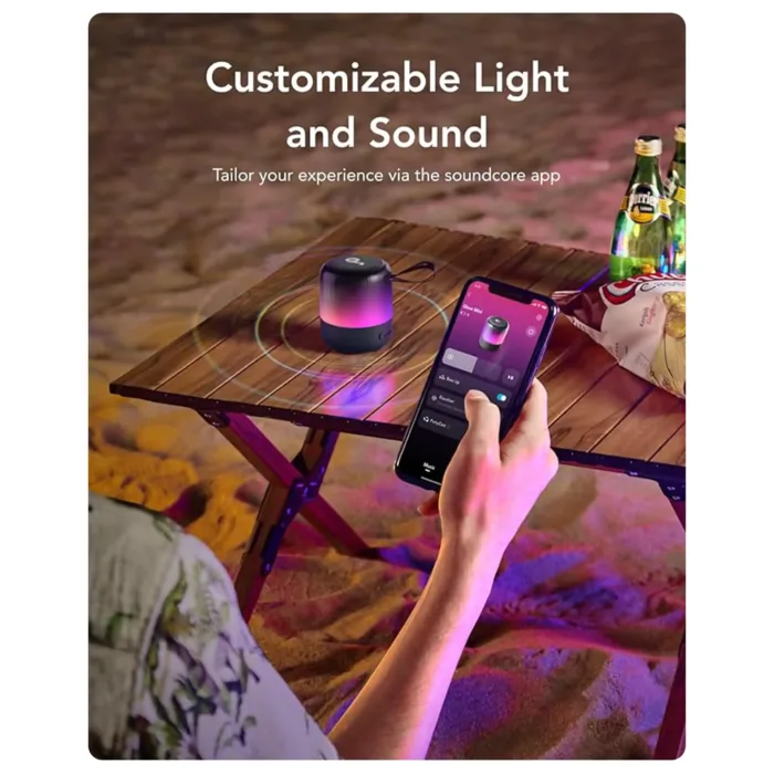 اسپیکر بلوتوثی قابل حمل انکر Anker Soundcore Glow Mini A3136