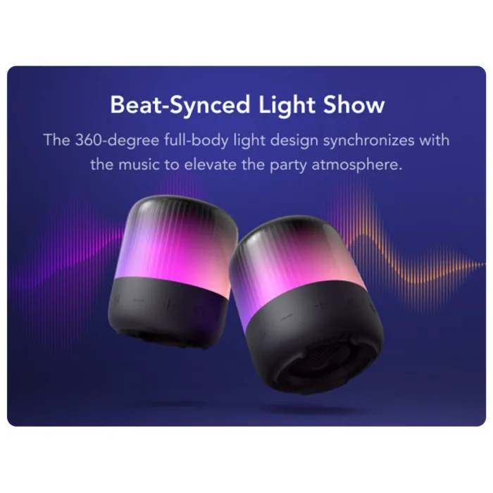 اسپیکر بلوتوثی قابل حمل انکر  Anker Soundcore Glow Mini A3136 - تصویر 2