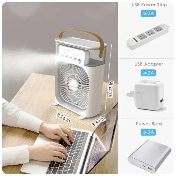 پنکه رومیزی مه پاش مدل Citicom Mini Cooling Fan - تصویر 8