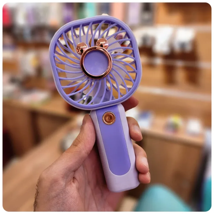 پنکه شارژی دستی فانتزی مدل Mini Fan S181 - تصویر 9