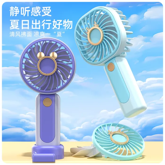 پنکه شارژی دستی فانتزی مدل Mini Fan S181 - تصویر 7