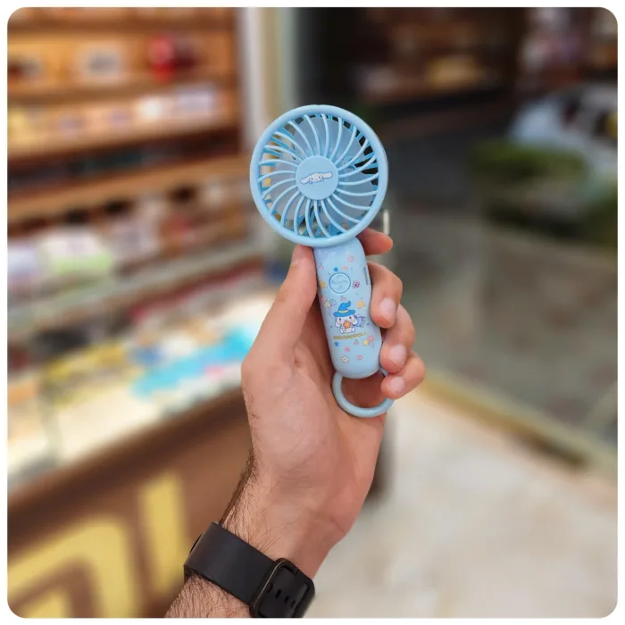 پنکه شارژی دستی فانتزی مدل Mini Hand Fan - تصویر 10