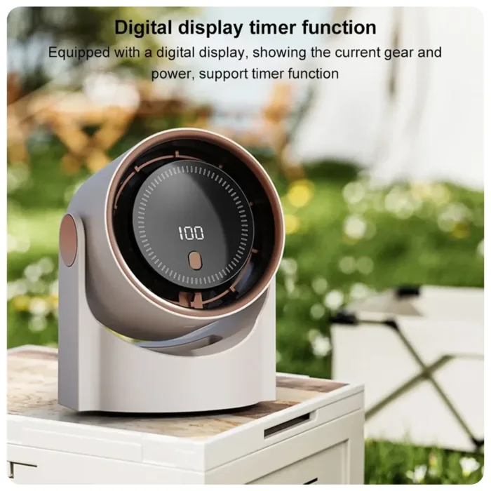 پنکه رومیزی شارژی مدل CIRCULATING Desktop Fan