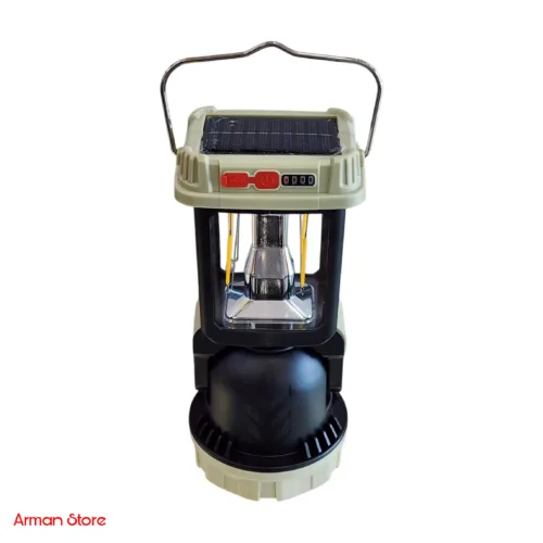 چراغ قوه و فانوس با شارژ خورشیدی HW 1277-D
