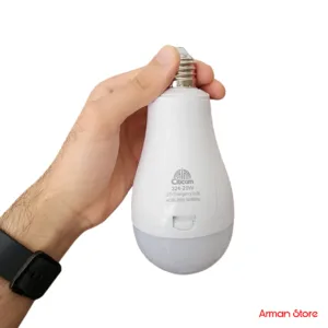 لامپ شارژی و سرپیچی سیتیکام مدل E27 324 توان 20 وات