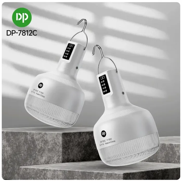 لامپ شارژی آویز دار دی پی DP-7812C توان 18 وات - Image 2