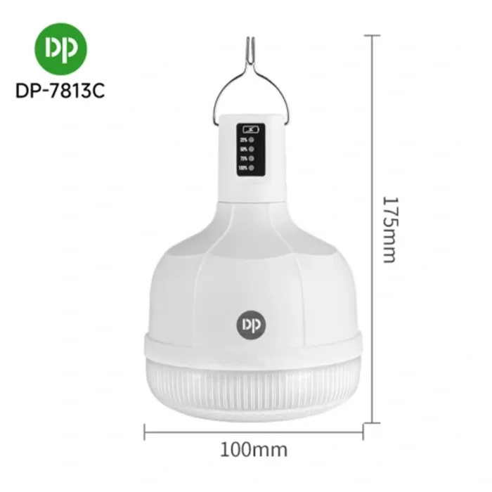 لامپ شارژی آویز دار دی پی DP-7813C توان 38 وات - Image 4