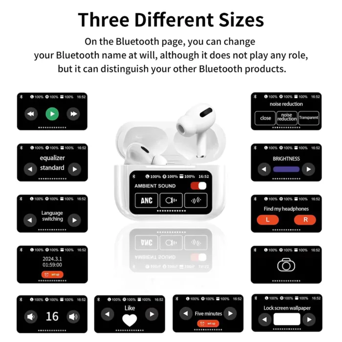 ایرپاد طرح پرو 2 صفحه نمایش لمسی مدل A9 Pro Airpods