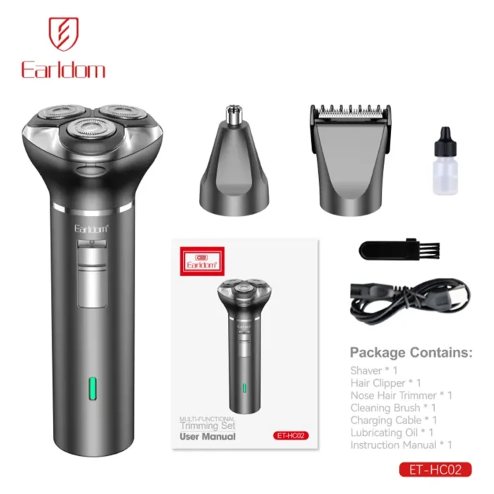 ماشین اصلاح صورت، موی سر و بینی ارلدام مدل Earldom HC02