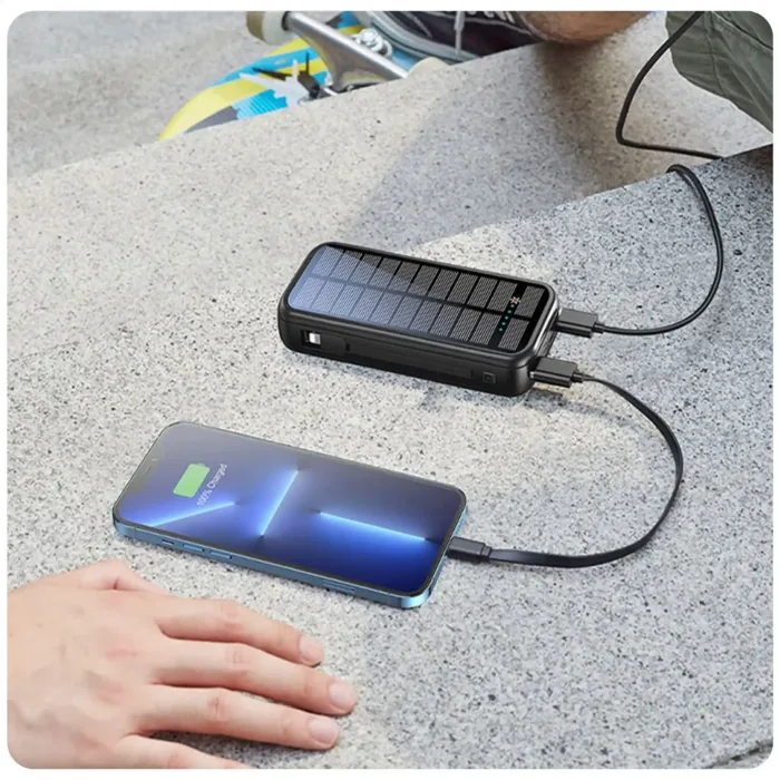 پاوربانک خورشیدی گرین لاین مدل Green Lion PD20W Solar 2 PB66