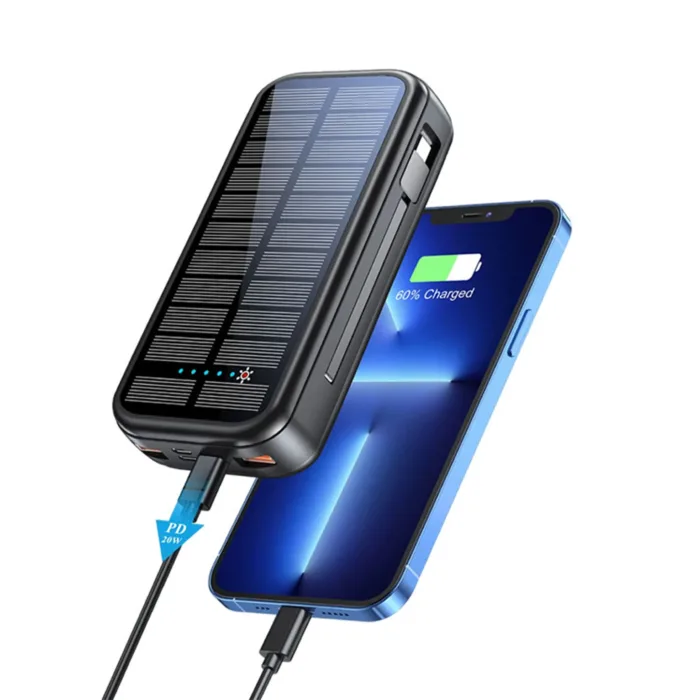 پاوربانک خورشیدی گرین لاین مدل Green Lion PD20W Solar 2 PB66