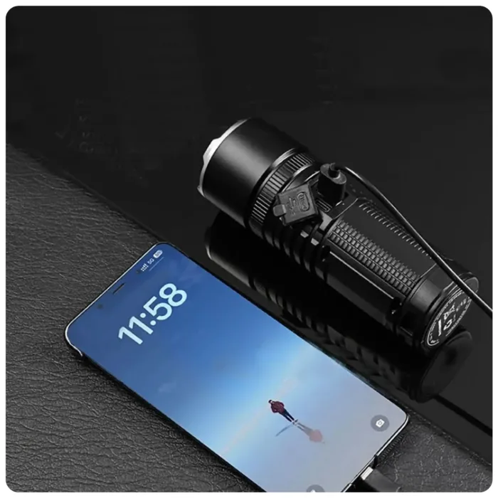 چراغ قوه پلیسی شارژی مدل LF-S56 - Image 11