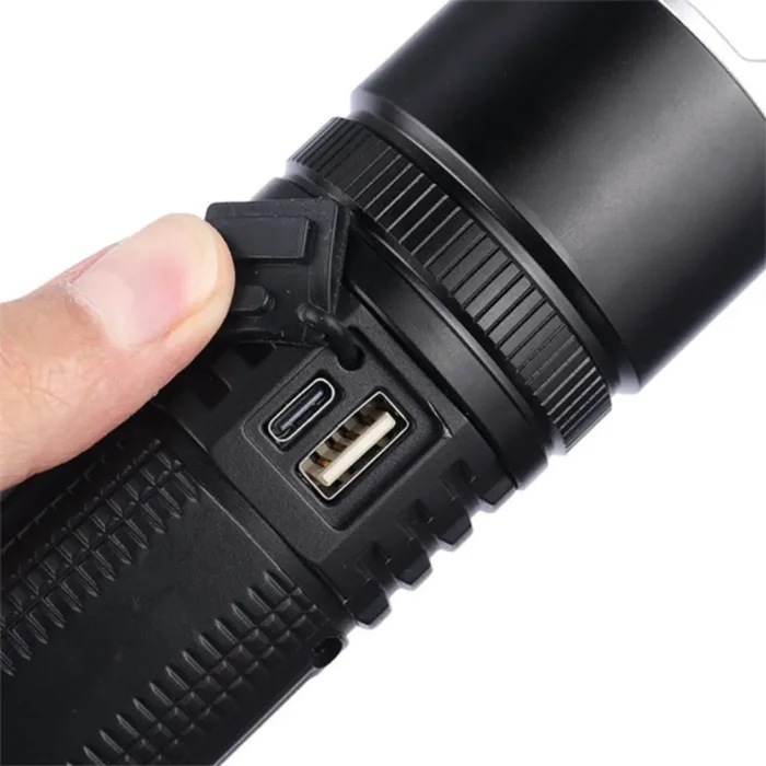 چراغ قوه پلیسی شارژی قوی مدل LF-S56