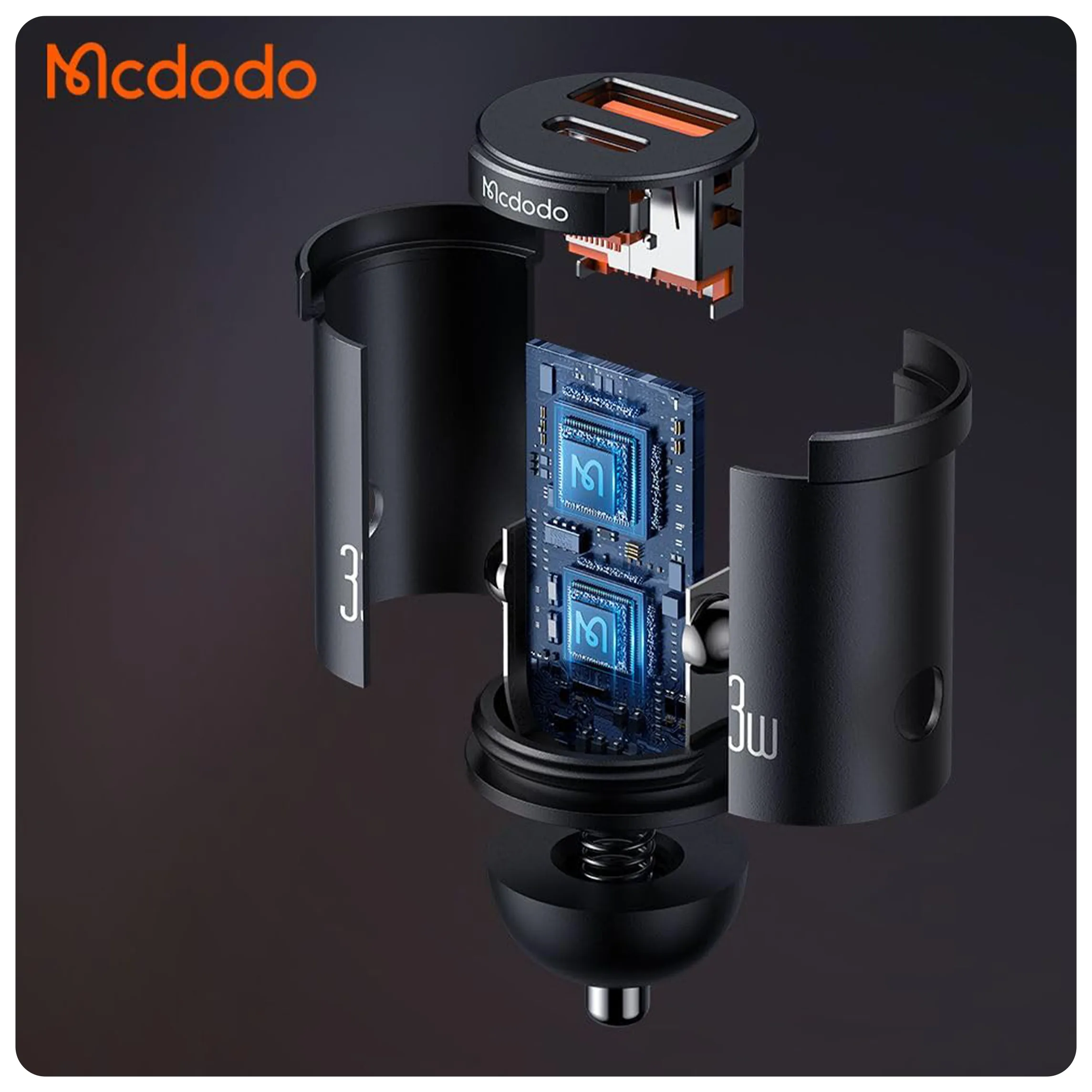 شارژر فندکی 33 وات مک دودو Mcdodo CC-232 - Image 6