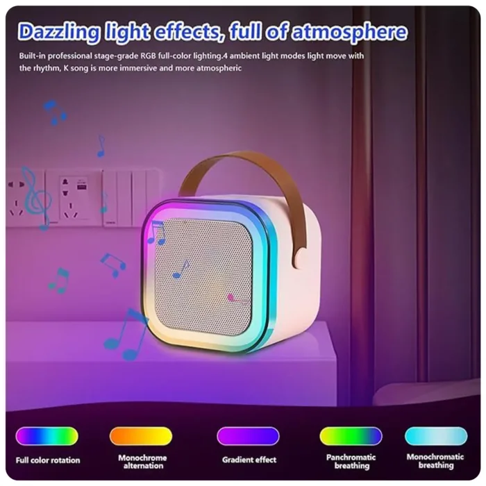 اسپیکر بلوتوثی قابل حمل با میکروفن Karaoke K12 - Image 5