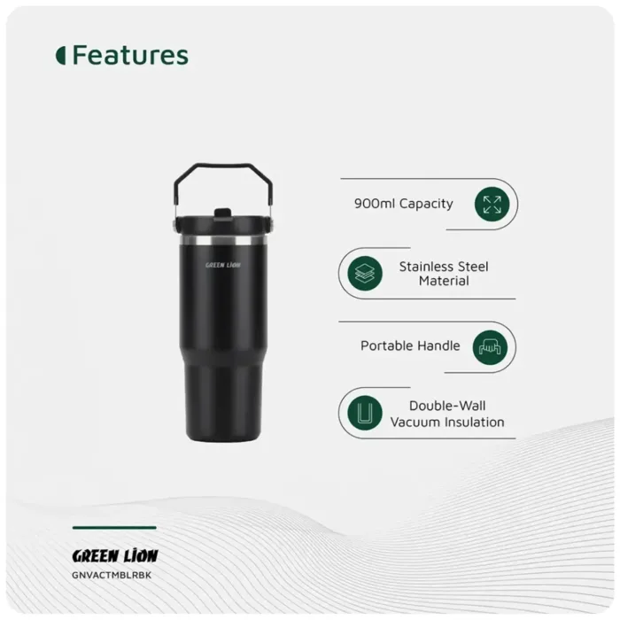 فلاسک و ماگ وکیوم گرین لاین Green Lion Vacuum Tumbler 900ml - Image 6