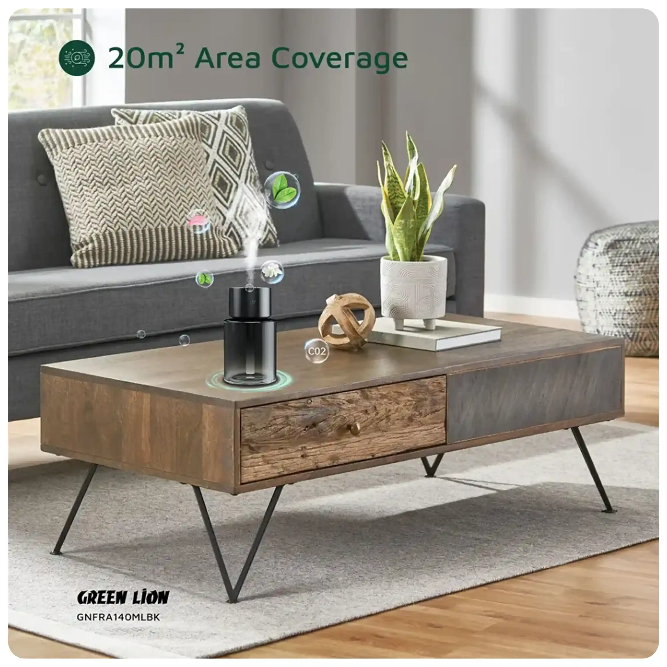 خوشبو کننده هوا گرین لاین 140 میلی لیتر Fragrance Diffuser - Image 3