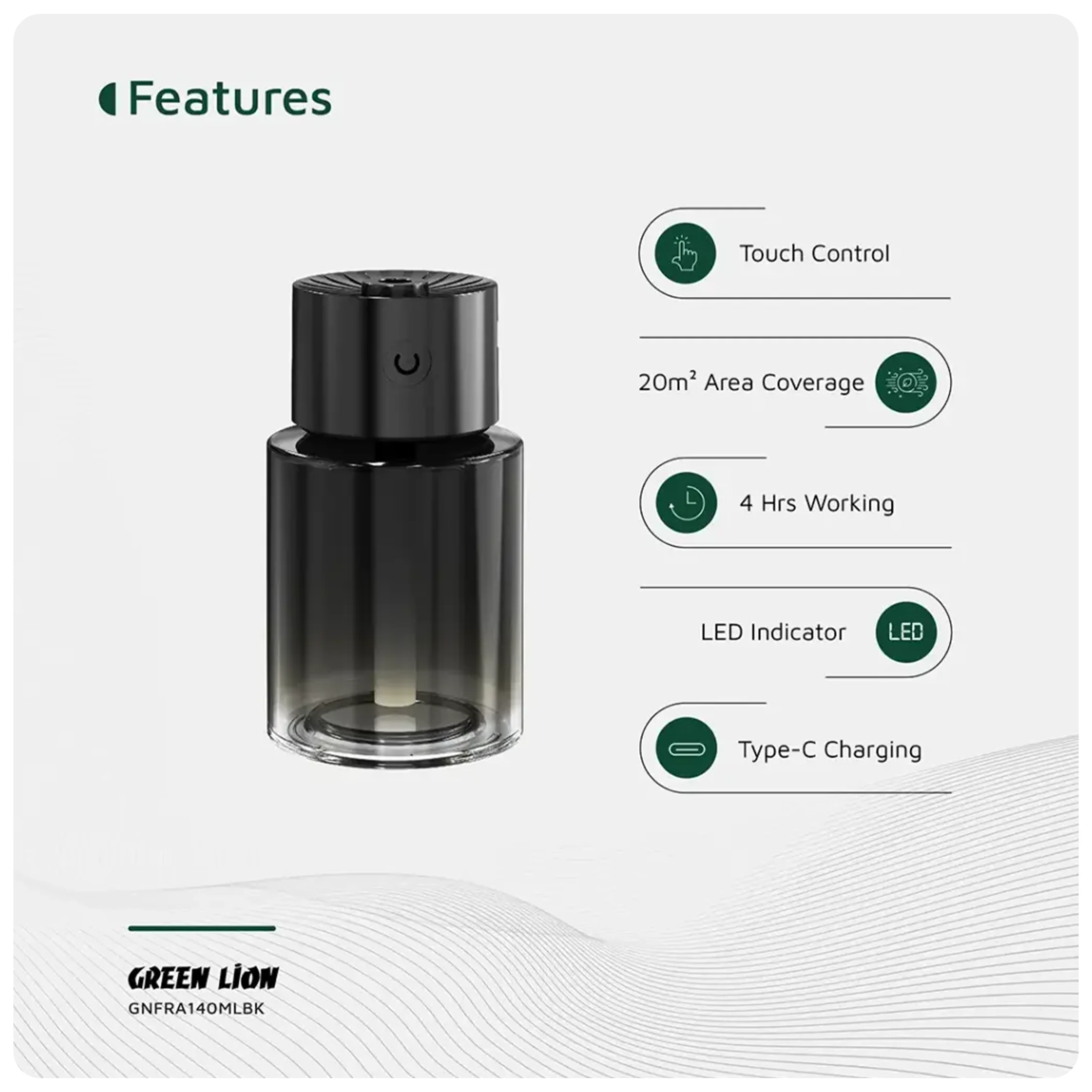 خوشبو کننده هوا گرین لاین 140 میلی لیتر Fragrance Diffuser - Image 7